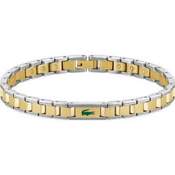 Lacoste Ανδρικό Βραχιόλι Χειροπέδα από Ατσάλι Xρυσό 2040586