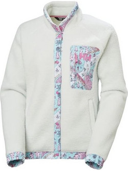 Helly Hansen Γυναικεία Ζακέτα Φούτερ Μακριά με Κουμπιά Λευκή 63372-404