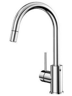 Blanco Mida-S 521454 Μπαταρία Κουζίνας Πάγκου Διπλής Παροχής Ανάμεικτη με Ντουζ Inox
