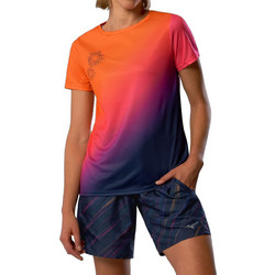 Mizuno Summer Tee Γυναικείο Αθλητικό T-Shirt Πορτοκαλί J2GAC75097