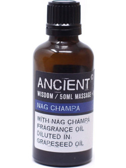 Ancient Wisdom Nag Champa Λάδι Μασάζ 50ml