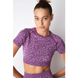 Sugarfree Γυναικείο Αθλητικό Crop Top Μωβ 24862047-823