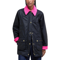Barbour Γυναικείο Μπουφάν Softshell Μακρύ Navy Μπλε LWX1492-NY92
