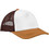 Beechfield Ανδρικό Καπέλο Jockey με Δίχτυ Snapback Υφασμάτινο Chocolate/Dark B639