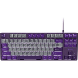 Fury Kanabo K2 Μηχανικό Gaming Πληκτρολόγιο TenKeyLess με Custom Red Διακόπτες Grey Purple