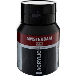 Royal Talens Amsterdam 735 Oxide Black Ακρυλικό Χρώμα Ζωγραφικής 500ml