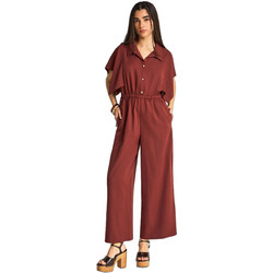 Funky Buddha Γυναικεία Ολόσωμη Φόρμα Κοντομάνικη Rusted FBL013-113-12