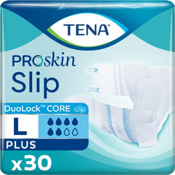 Tena Proskin Slip Plus Large Πάνες Ακράτειας 6 Σταγόνες 30τμχ