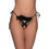 Milena By Paris Γυναικείο Sexy String Αυτοκινήτου Μαύρο 6944