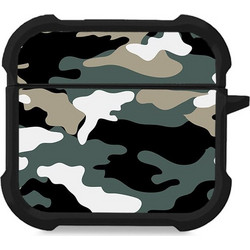 Sonique Camouflage Army Series Θήκη Σιλικόνης για Apple AirPods 4 Χακί