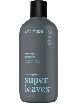 Attitude Super Leaves Eucalyptus & Sage Ανδρικό Αφρόλουτρο σε Gel 415ml