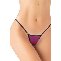 Milena By Paris Γυναικείο Sexy String Φούξια 6668