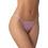 Milena By Paris Γυναικείο Sexy String με Δαντέλα Ροζ 7639