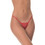 Milena By Paris Γυναικείο Sexy String με Δαντέλα Κόκκινο 6837