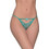 Milena By Paris Γυναικείο Sexy String με Δαντέλα Τιρκουάζ 7612