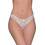 Milena By Paris Γυναικείο Sexy String με Δαντέλα Λευκό 6853