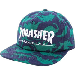Thrasher Ανδρικό Καπέλο Jockey Snapback Υφασμάτινο Navy Μπλε 144891