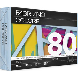 Fabriano Colore Χαρτί Α4 80gr/m² 500 Φύλλα Celeste