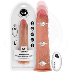 Cock Miller Hyper Vibrator Ρεαλιστικός Δονητής για Ζευγάρια με Τηλεχειριστήριο 21.5cm Flesh