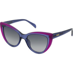 Tous STOC34V 5306PJ Γυναικεία Γυαλιά Ηλίου Cat Eye Κοκάλινα Μπλε με Μαύρο Φακό