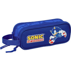 Safta Sonic Κασετίνα Βαρελάκι με 2 Θήκες Μπλε S4313733