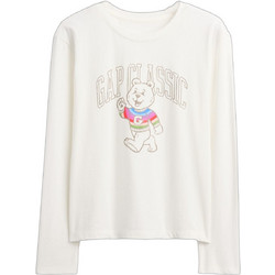 Gap Παιδικό T-Shirt Μακρυμάνικο Μπεζ 847098001