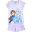 Disney Frozen Παιδική Πιτζάμα Βαμβακερή Καλοκαιρινή Λιλά 14157