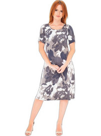 Billy's Fashion Midi Καλοκαιρινό Καθημερινό Φόρεμα Μεταξωτό Εκρού 25036