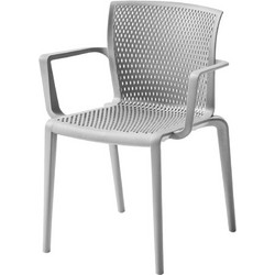 Gaber Spyker B Πολυθρόνα Κήπου Πλαστική Γκρι 720-28408