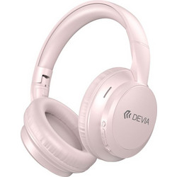 Devia JH-820 Lite1 Ασύρματα Bluetooth Ακουστικά Over Ear Ροζ