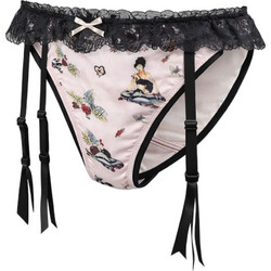 Triumph Erotic Temptation Γυναικείο Sexy Slip με Δαντέλα Ροζ 10192476-M020