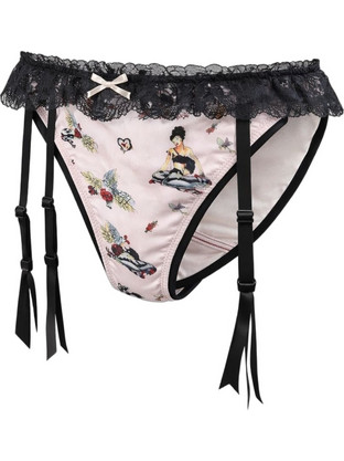 Triumph Erotic Temptation Γυναικείο Sexy Slip με Δαντέλα Ροζ 10192476-M020