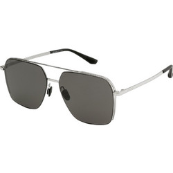 Bolon BL8120 C90 Ανδρικά Γυαλιά Ηλίου Aviator Μεταλλικά Ασημί με Μαύρο Φακό