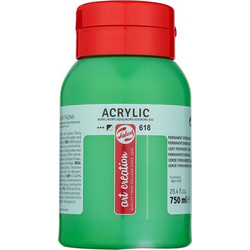 Royal Talens Art Creation 618 Permanent Green Light Ακρυλικό Χρώμα Ζωγραφικής 750ml