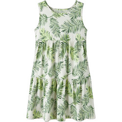 Name It Palm Leaf Παιδικό Φόρεμα Πράσινο Mint 13228208