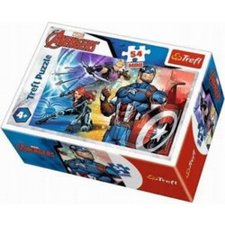 Παιδικό Puzzle Trefl Mini Marvel Team Captain America 54 Κομμάτια