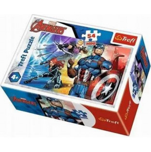 Παιδικό Puzzle Trefl Mini Marvel Team Captain America 54 Κομμάτια