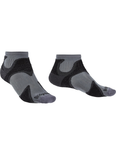 Bridgedale Ultralight Ανδρικές Κάλτσες Κοντές με Σχέδια Γκρι 710181-M863