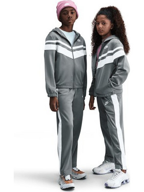 Nike Dri-Fit Παιδικό Σετ Φόρμας Γκρι HQ9316-084