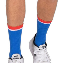 Bidi Badu Bold Bro III Ανδρικές Κάλτσες Ψηλές με Σχέδια Royal Blue 3Pack S1490021