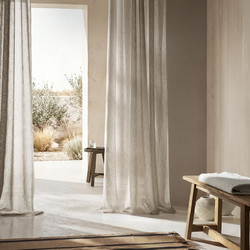Gofis Home Κουρτίνα με Τρουκς 200x280 Combe Cloud 502/01 Grey