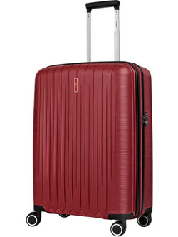 Rain RB80152M Βαλίτσα Μεσαία 65x40x25cm με 4 Ρόδες Μπορντό