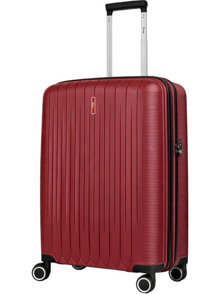 Rain RB80152M Βαλίτσα Μεσαία 65x40x25cm με 4 Ρόδες Μπορντό