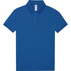 B&C Collection Γυναικεία Μπλούζα Polo Κοντομάνικη Μπλε PW461