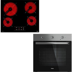 Teka Φούρνος Ηλεκτρικός Άνω Πάγκου 70lt HSB6160SS με Κεραμικές Εστίες TBC64010