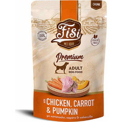 FISI Premium Adult Grain Free with Chicken, Carrot & Pumpkin 130gr
