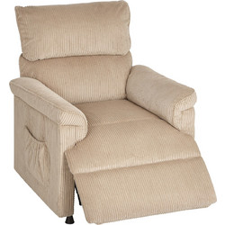 HOMCOM Πολυθρόνα Relax με Υποπόδιο Ανακλινόμενη Καφέ 700-188V90BN