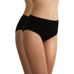 Palco Βαμβακερά Ψηλόμεσα Γυναικεία Slip Μαύρα 2Pack 0/190