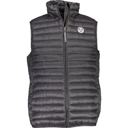 North Sails Αμάνικο Ανδρικό Μπουφάν Puffer Μαύρο 2215317