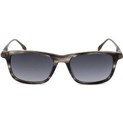 Safilo CALIBRO 02/S PZH Ανδρικά Γυαλιά Ηλίου Τετράγωνα Κοκάλινα Καφέ με Μαύρο Φακό